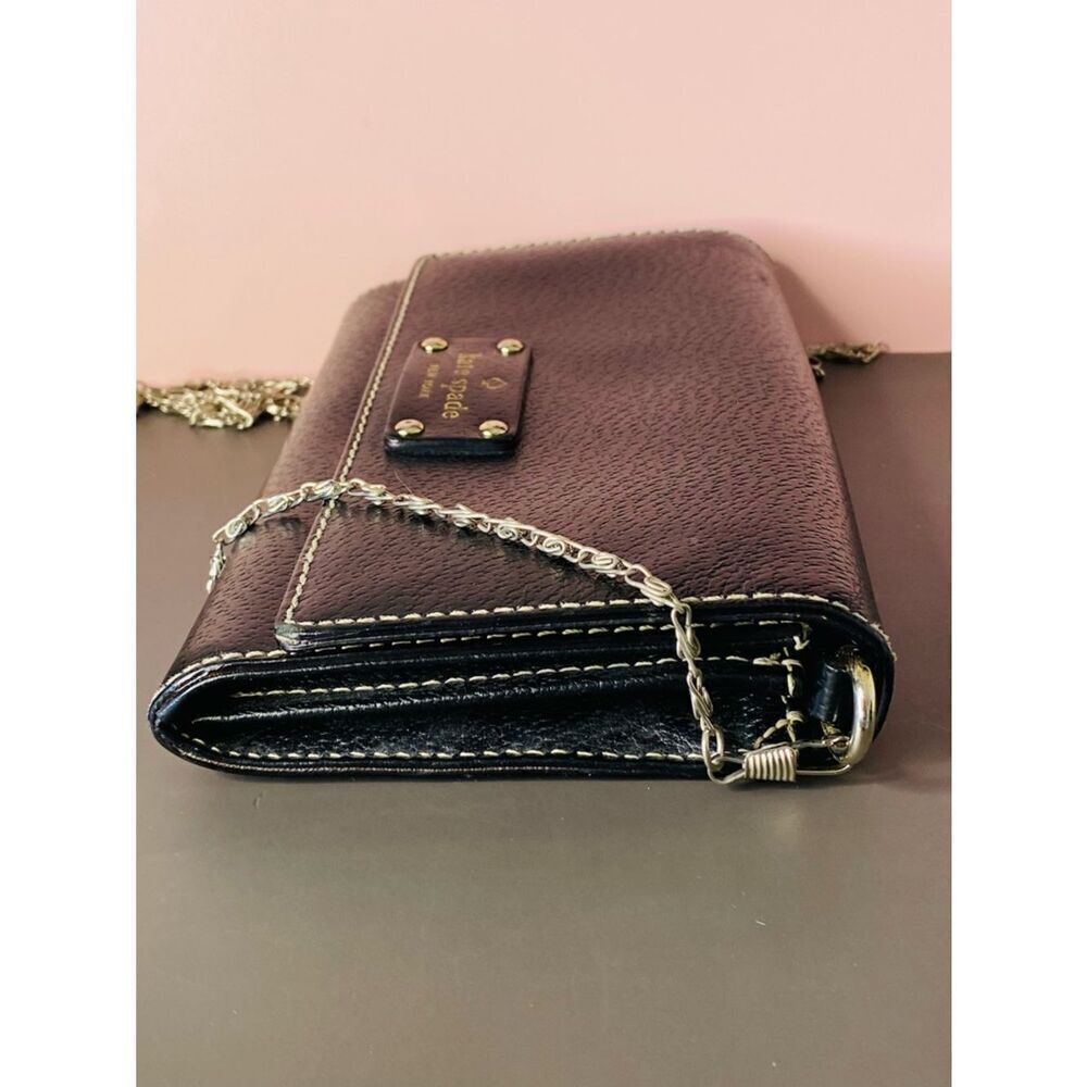 🛍️Kate Spade Wellesley Crossbody Bag with Silver Chain & Box - Picture 7 of 15